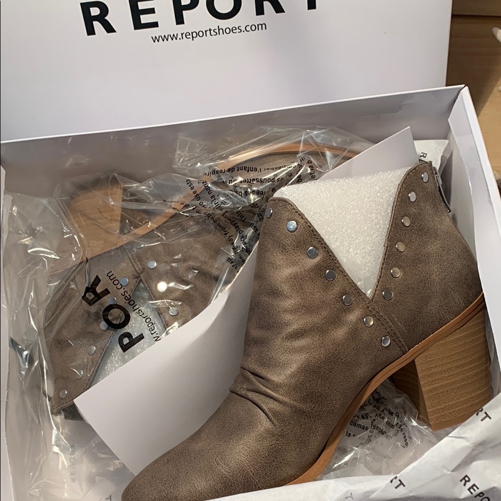 Report Women's Brown Ankle Boots